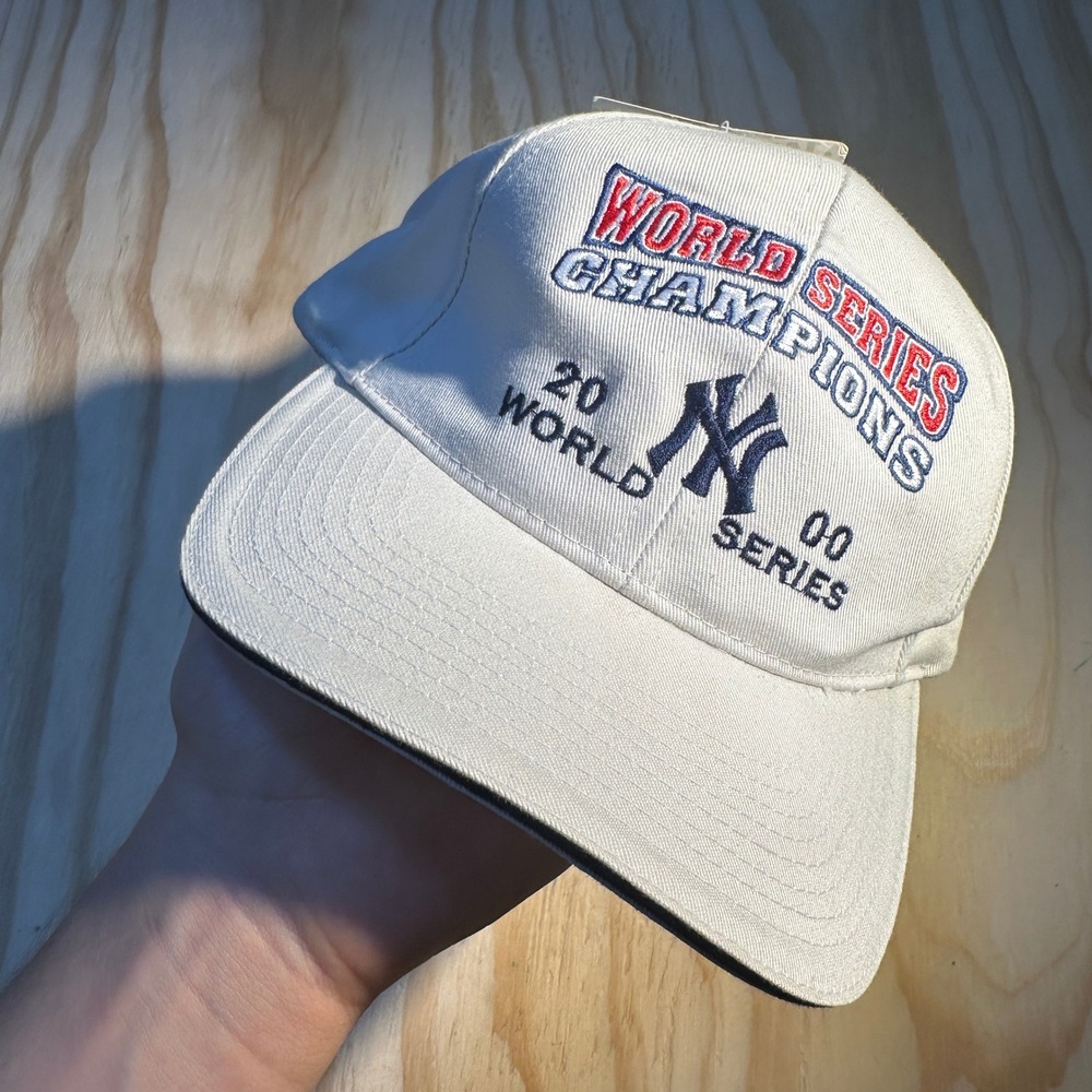 Logo Athletic New York Yankees 2000 World Series Champions Hat White OSFA NWT